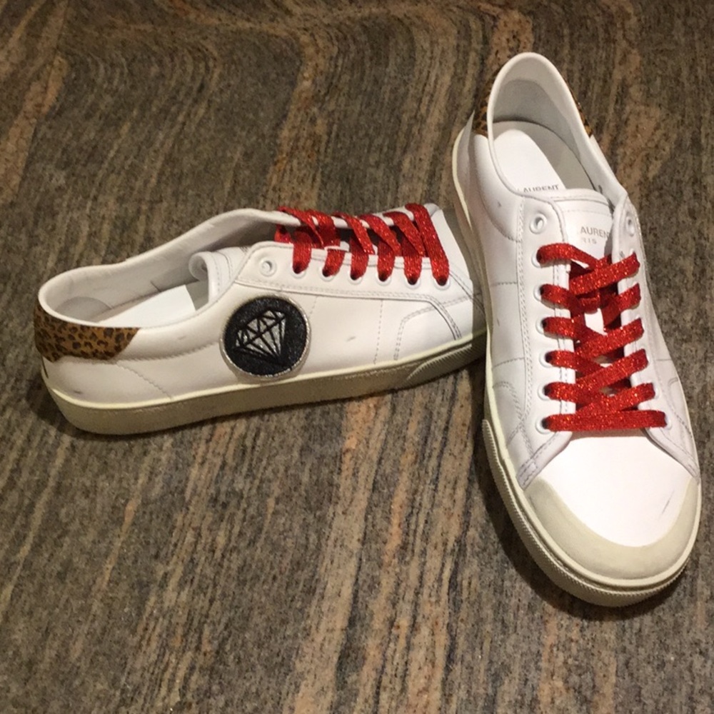 Saint Laurent S|/37 Signature Court Sneaker